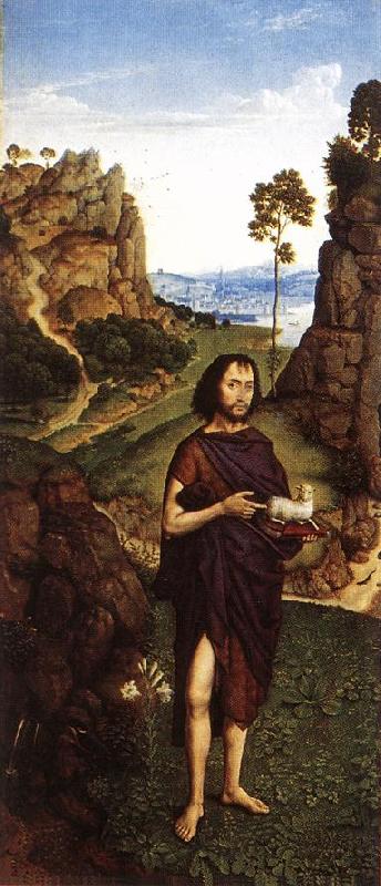 Dieric Bouts St John the Baptist Sweden oil painting art
